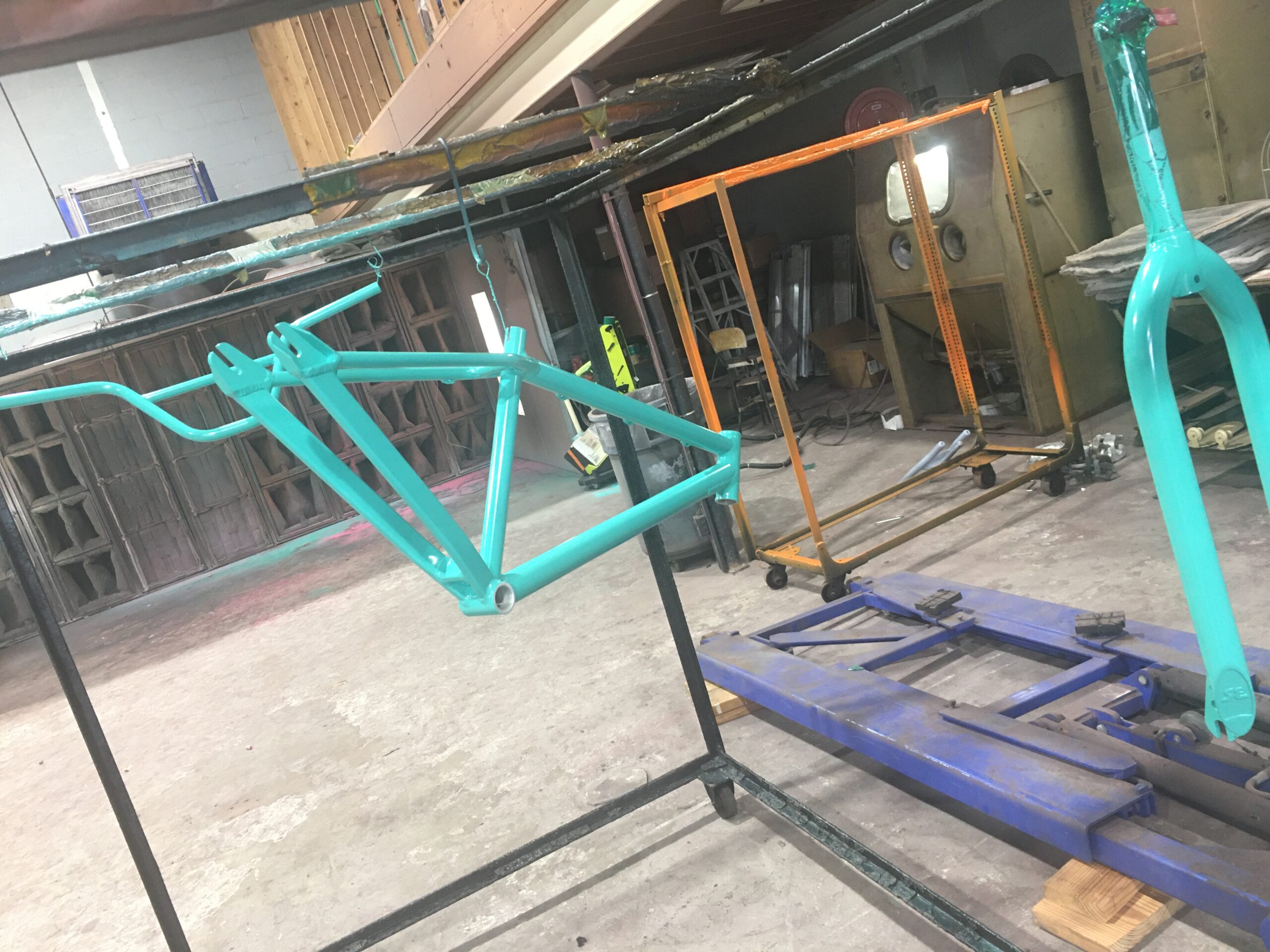 Powder Coated Bicycle Frame